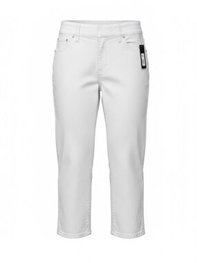 Da-sh Cream colored Pull-On Capri Pants   |  Size 12 NWT